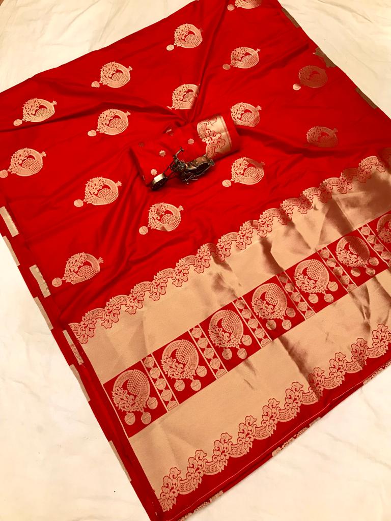 A Jhumka By Ritilka Soft Lichi Silk Cloth Saree Catalog